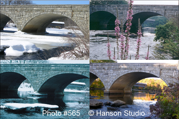Henniker, NH - Bridges - 4 seasons